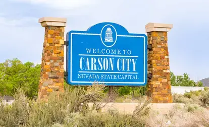 Carson City Town Sign